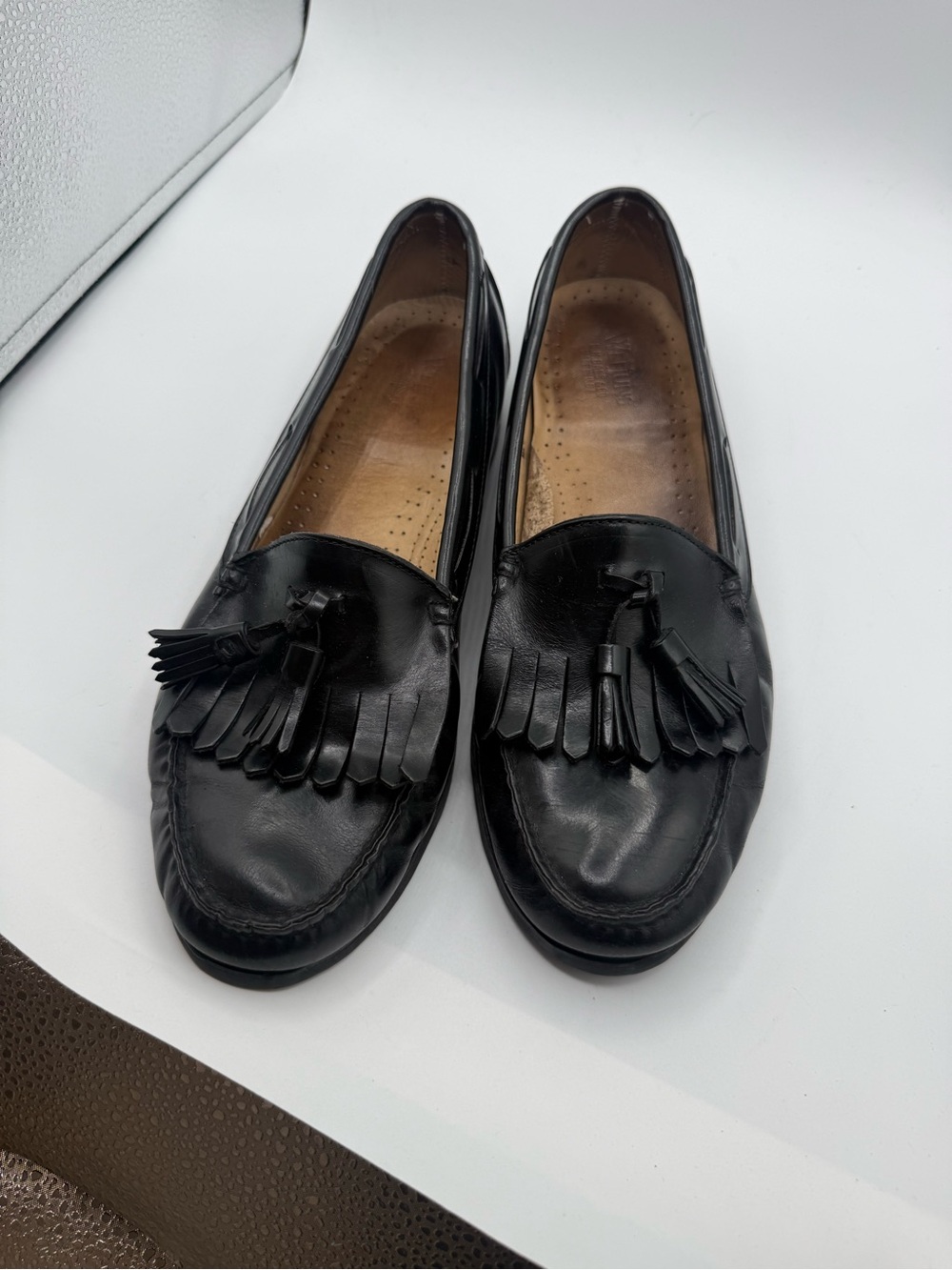 Weejuns Men’s Black Keltie Fringe Loafers Sz 11.5 C